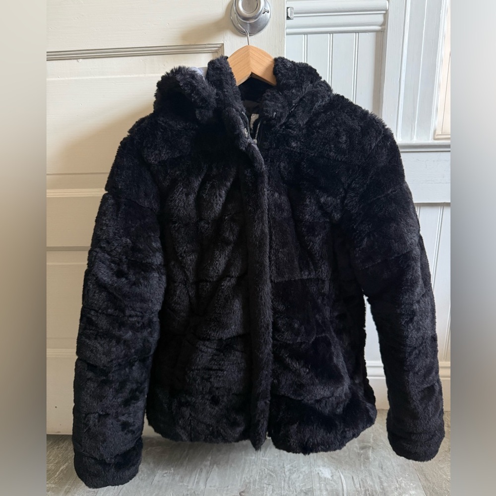 Black warm cozy jacket size XS/S